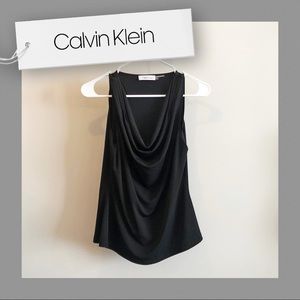 Calvin Klein - Cowl Neck Sleeveless Blouse